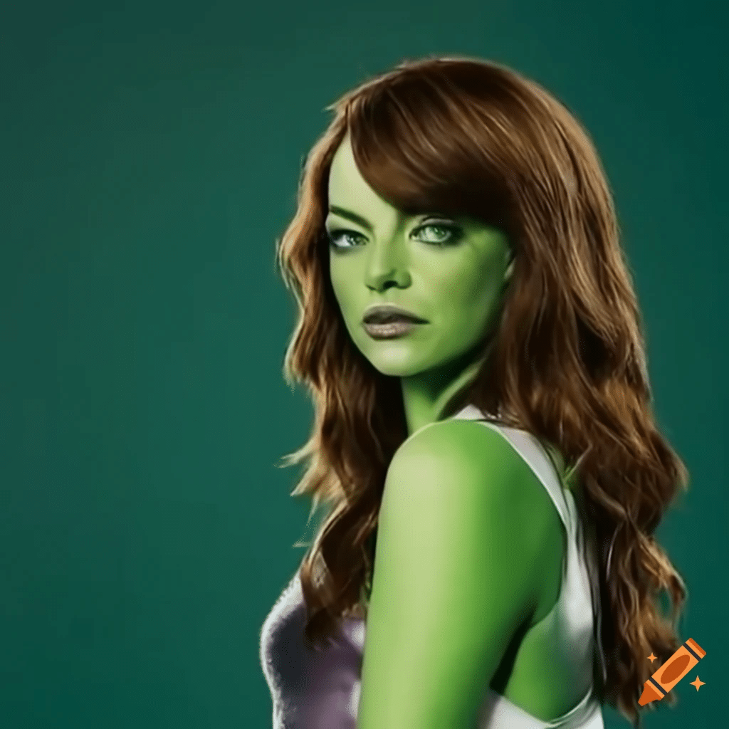 AI Celebrities: Emma Stone as She-Hulk