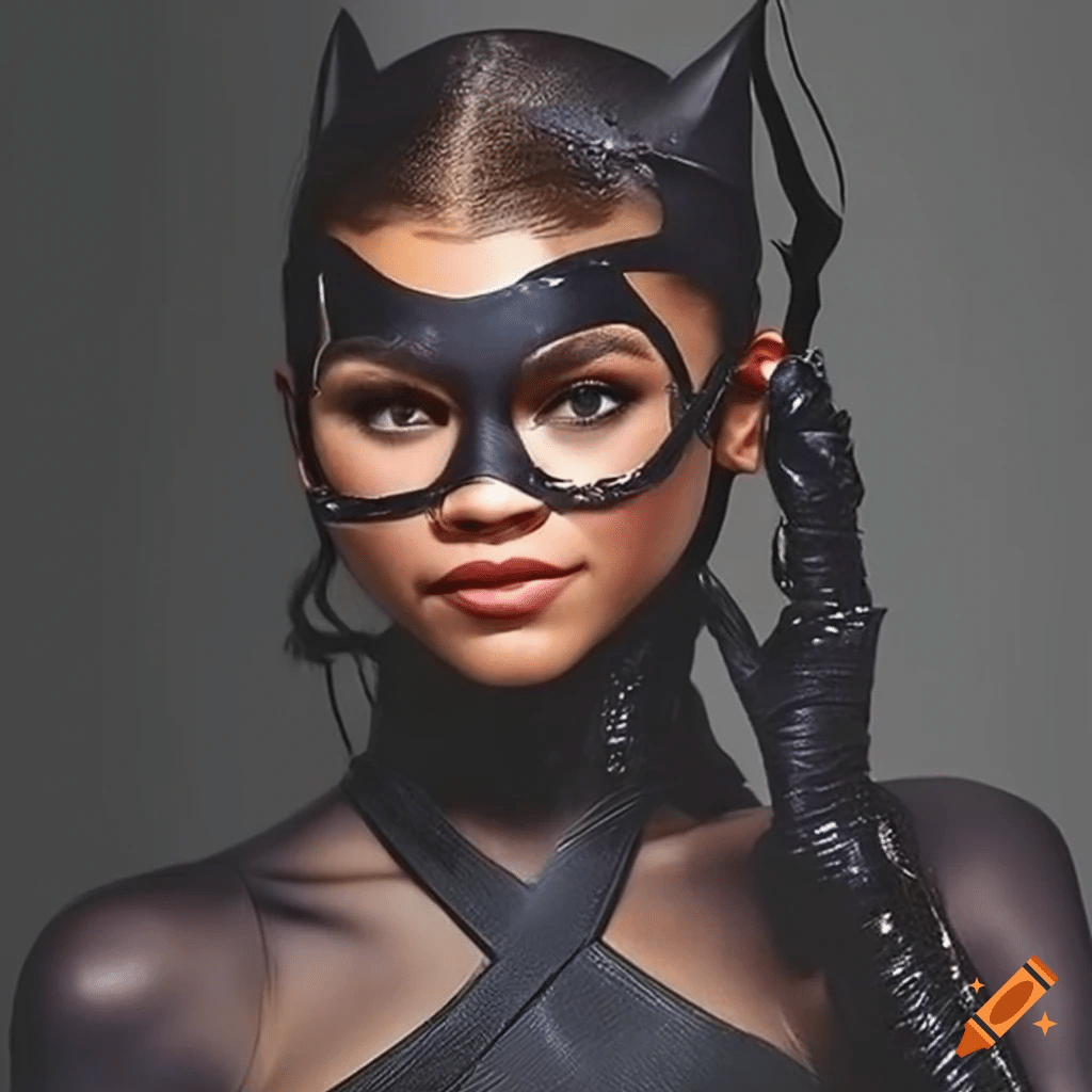 AI Celebrities: Zendaya as Catwoman