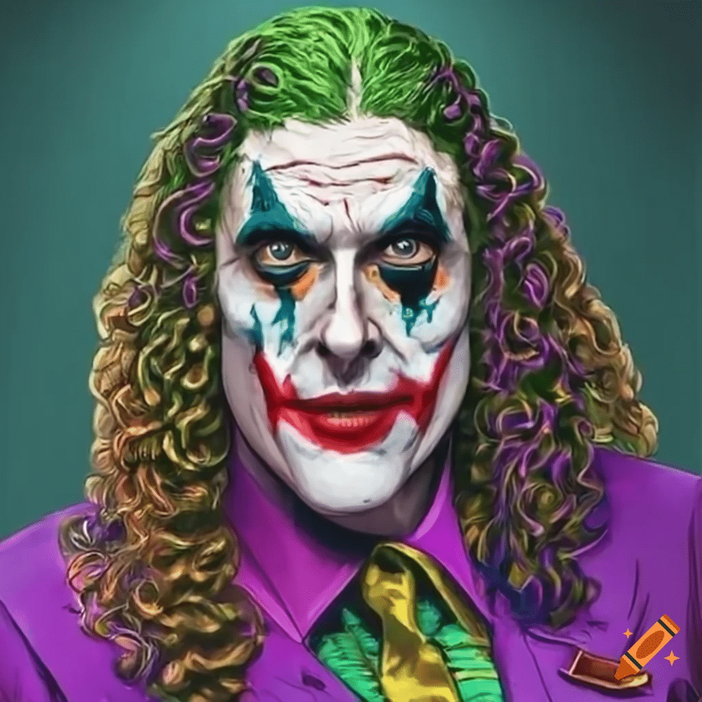 AI Celebrities: "Weird Al" Yankovic as the Joker: 