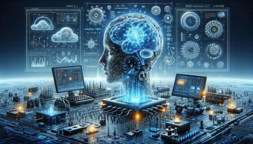 The AI Brain powering the Digital Twins operation, depicted in an image