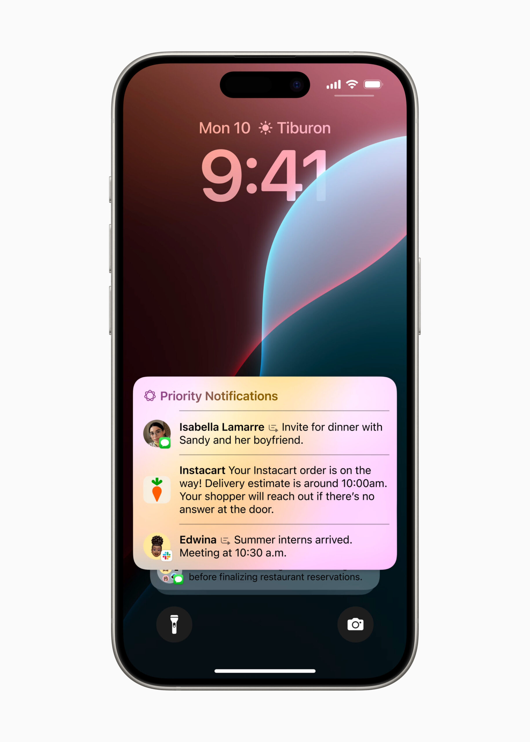 Priority Notifications on iPhone using Apple Intelligence.